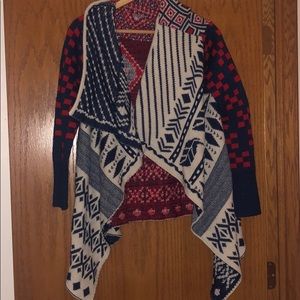 Colorful sweater cardigan